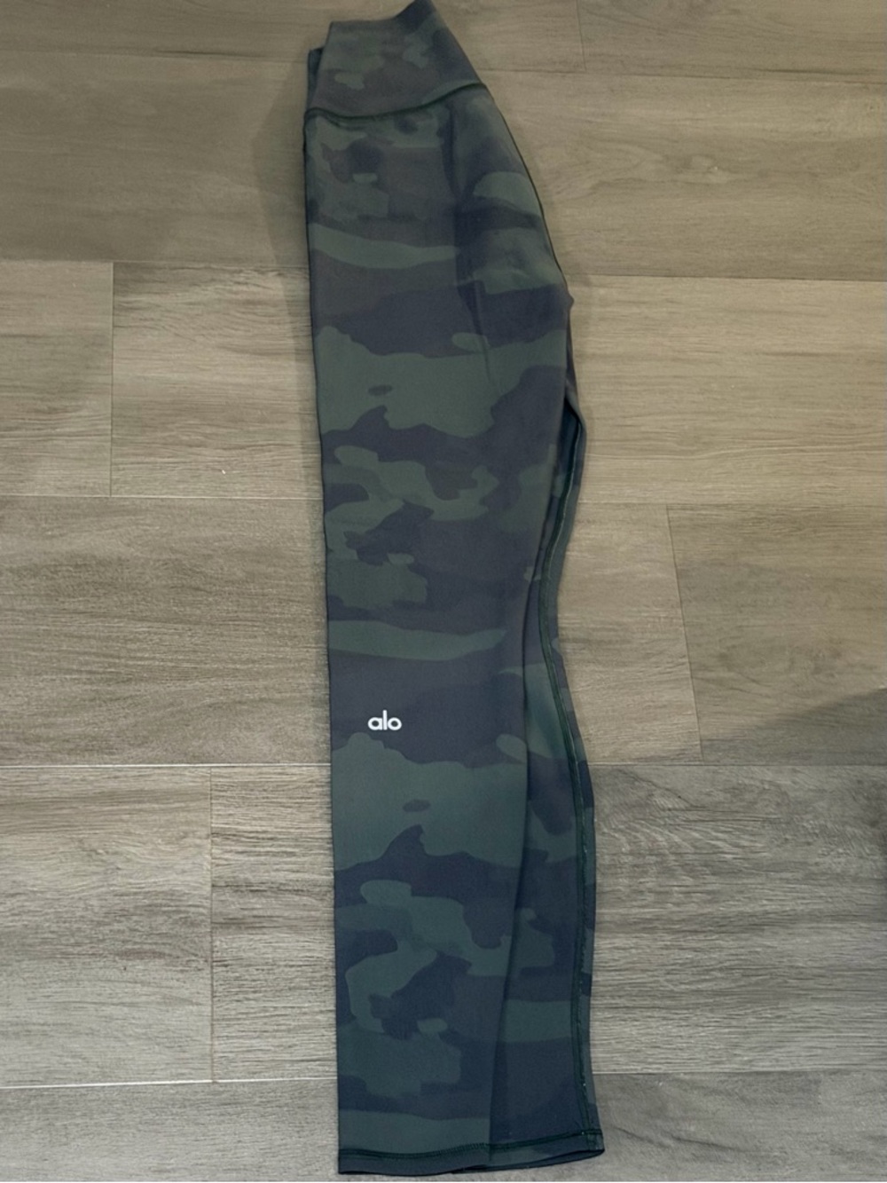 ALO Yoga Black/Grey Camo High-Waist Leggings